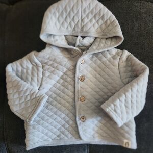 Quilted Gray Kids Jacket